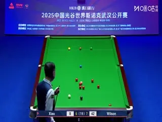 2025斯诺克武汉公开赛决赛 肖国栋10-9加里·威尔逊（第二阶段）（秦正、蔡剑忠）（50帧原画） 20250830