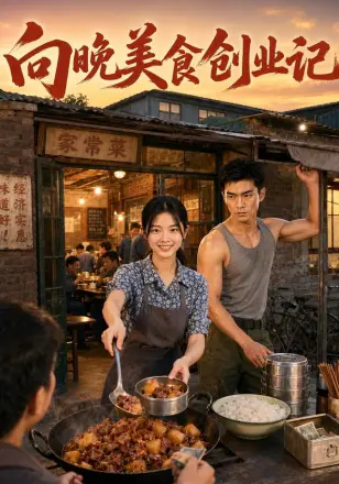 向晚美食创业记AI短剧