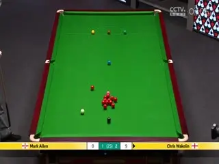 24-25赛季斯诺克世锦赛第二轮 克里斯·韦克林6-2马克·艾伦（第一阶段） 20250424