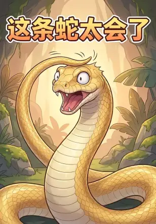 这条蛇太会了