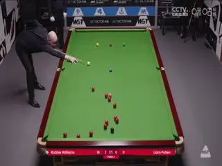 斯诺克威尔士公开赛资格赛 罗比·威廉姆斯4-1利亚姆·普伦 20250205