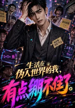 生活在伪人世界的我,有点绷不住了AI短剧
