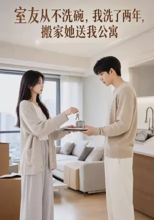 室友从不洗碗,我洗了两年,搬家她送我公寓