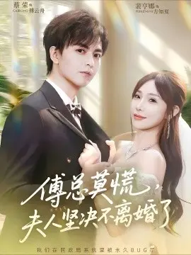 傅总莫慌夫人坚决不离婚了