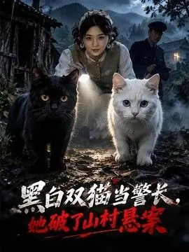 黑白双猫当警长,她破了山村悬案